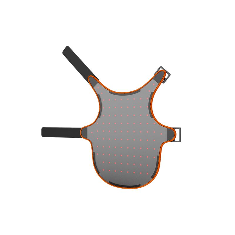 Tester - Gilet LED per fototerapia per cani - luce rossa e vicino infrarosso per schiena e anche