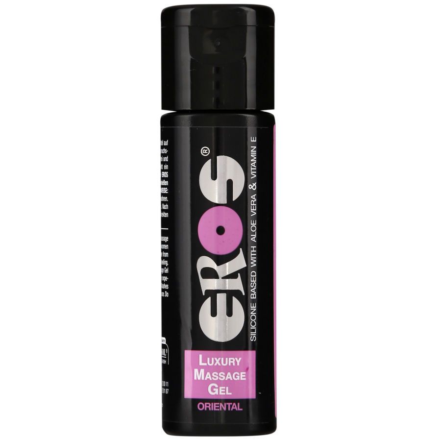 EROS Oriental Luxury Massage Gel, base silicone con aloe vera e vitamina E.