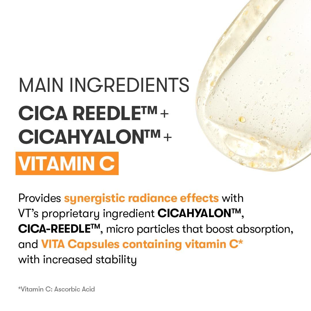 Ingredienti principali: Cica Reedle, Cica Hyalon, Vitamina C. Illuminazione sinergica.