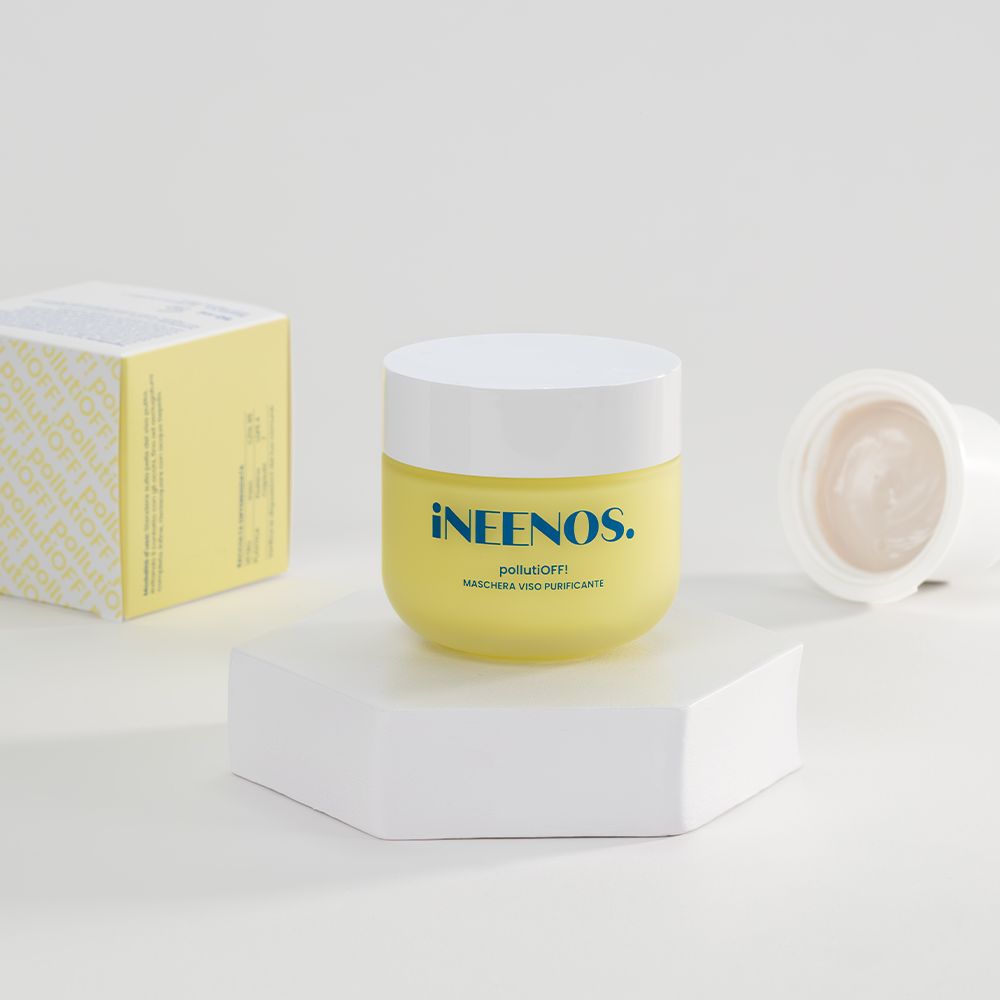 iNEENOS. - pollutiOFF! Purifying anti-pollution mask con Zeolite