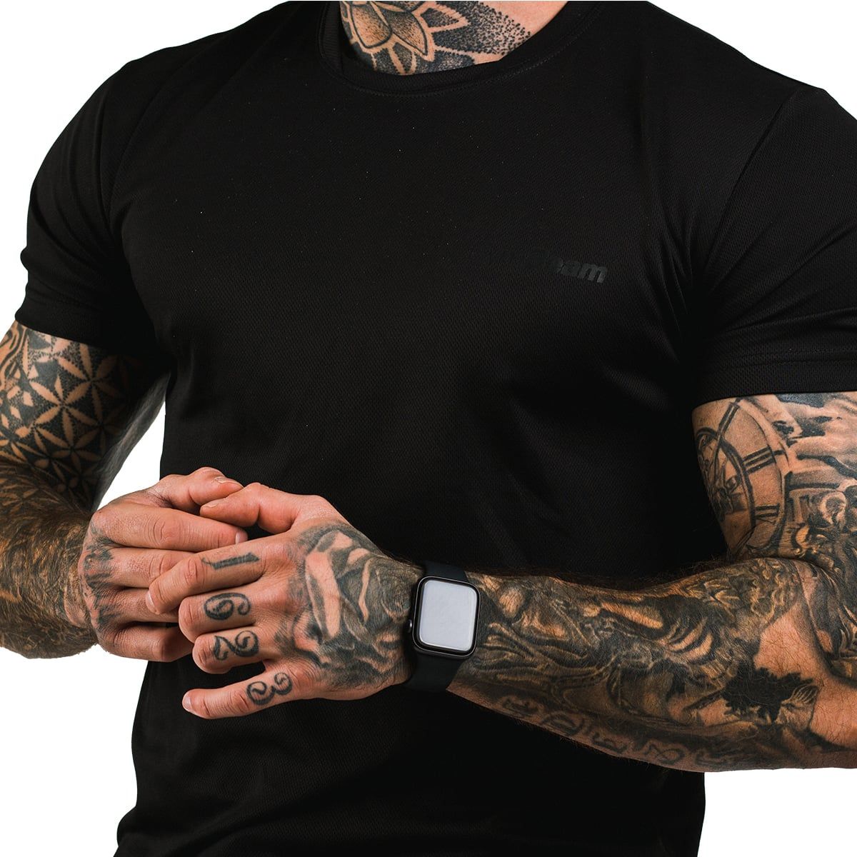 GymBeam T-shirt uomo TRN regular nera