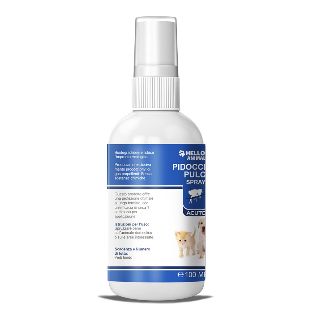 Hello Animal® Spray antipidocchi e antipulci per animali