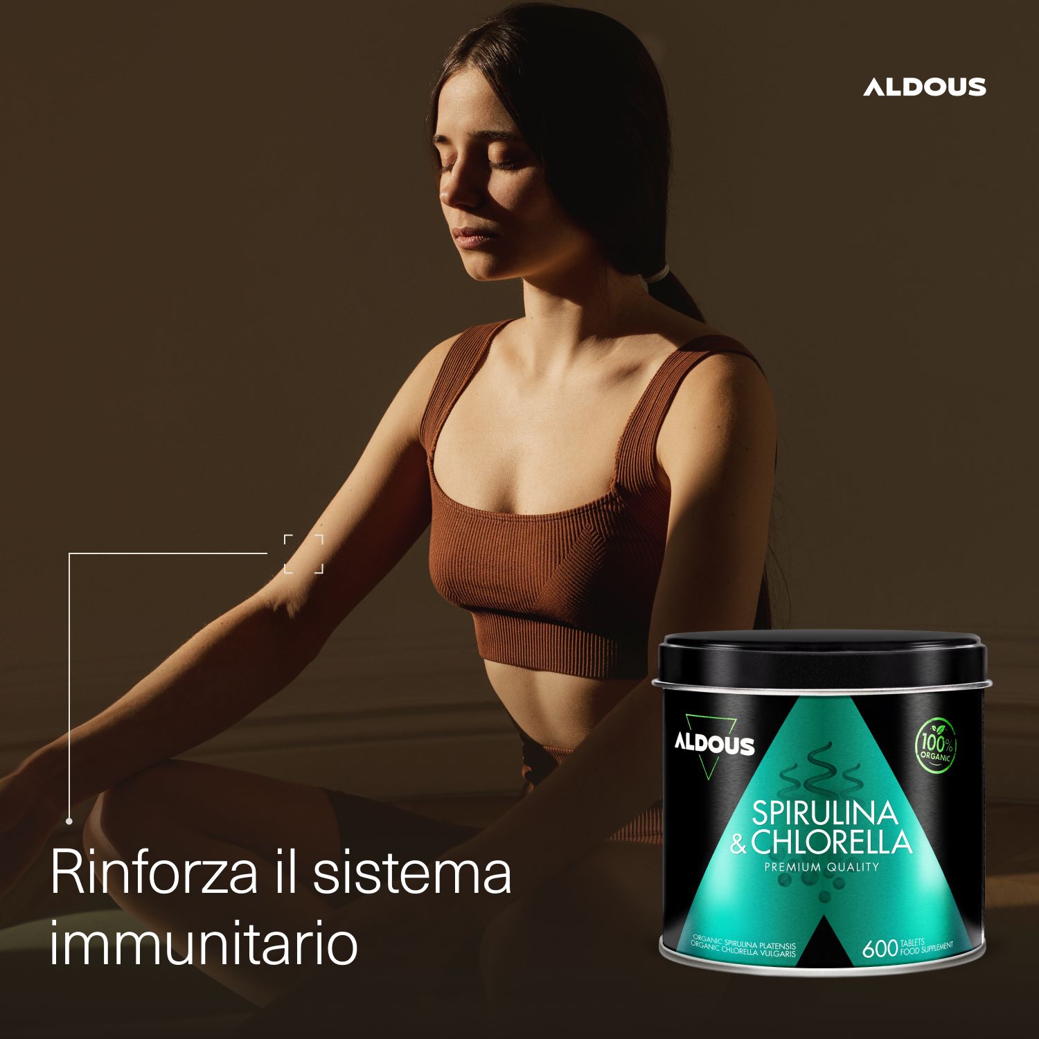 Aldous - Spirulina e Clorella Bio - Detox, Energia
