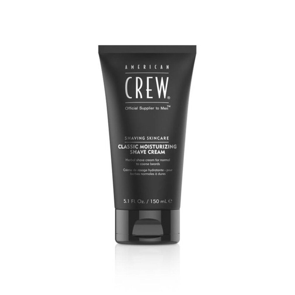 Tubo di crema da rasatura idratante classica American Crew, 150 ml.