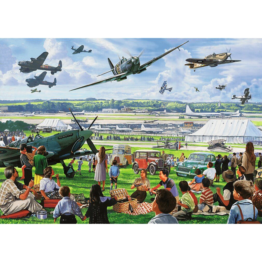 Puzzle trefl Premium Plus Tea Time: Aviation Day 1000 pezzi