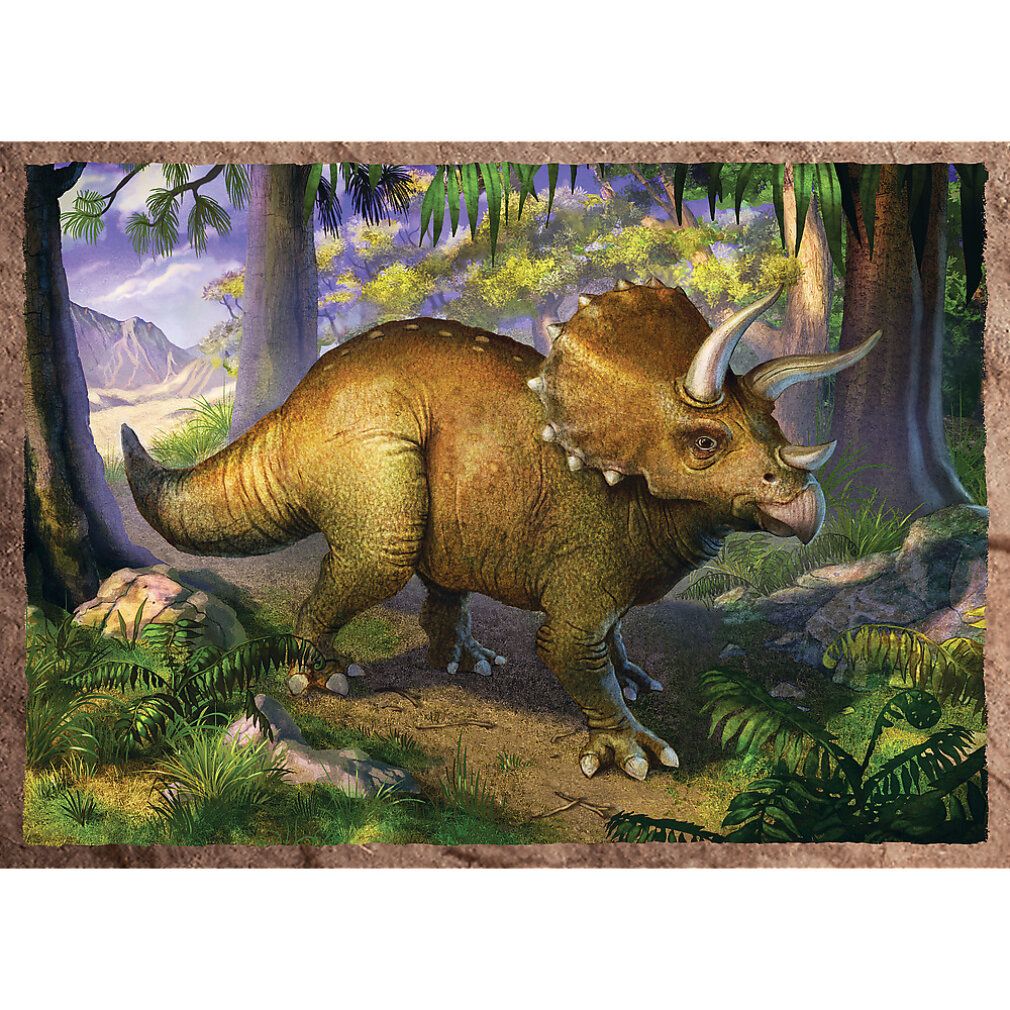 trefl Puzzle Dinosauri interessanti 4in1 (35,48,54,70 pezzi)