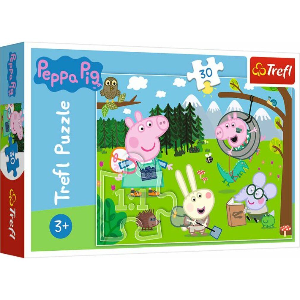Puzzle 30 ? Escursione nella foresta / Peppa Pig