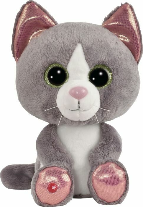 Gatto Glubschis grigio Felinja, circa 25 cm