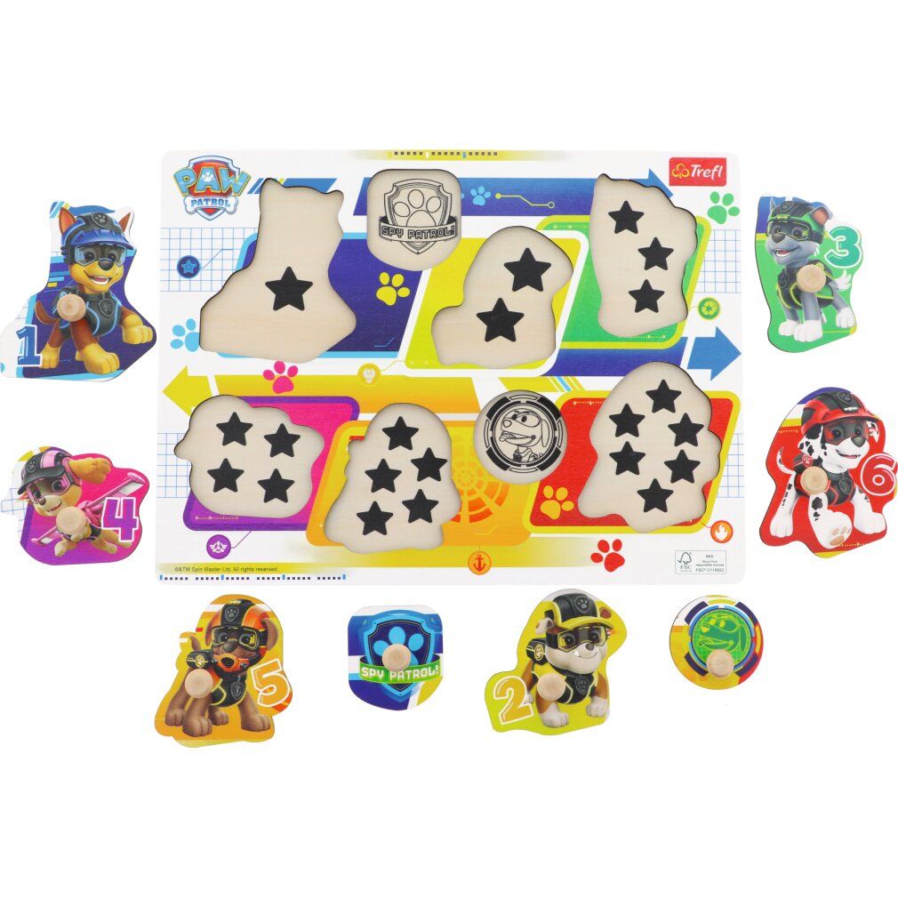 Puzzle in legno trefl Tlapková patrola: Spie