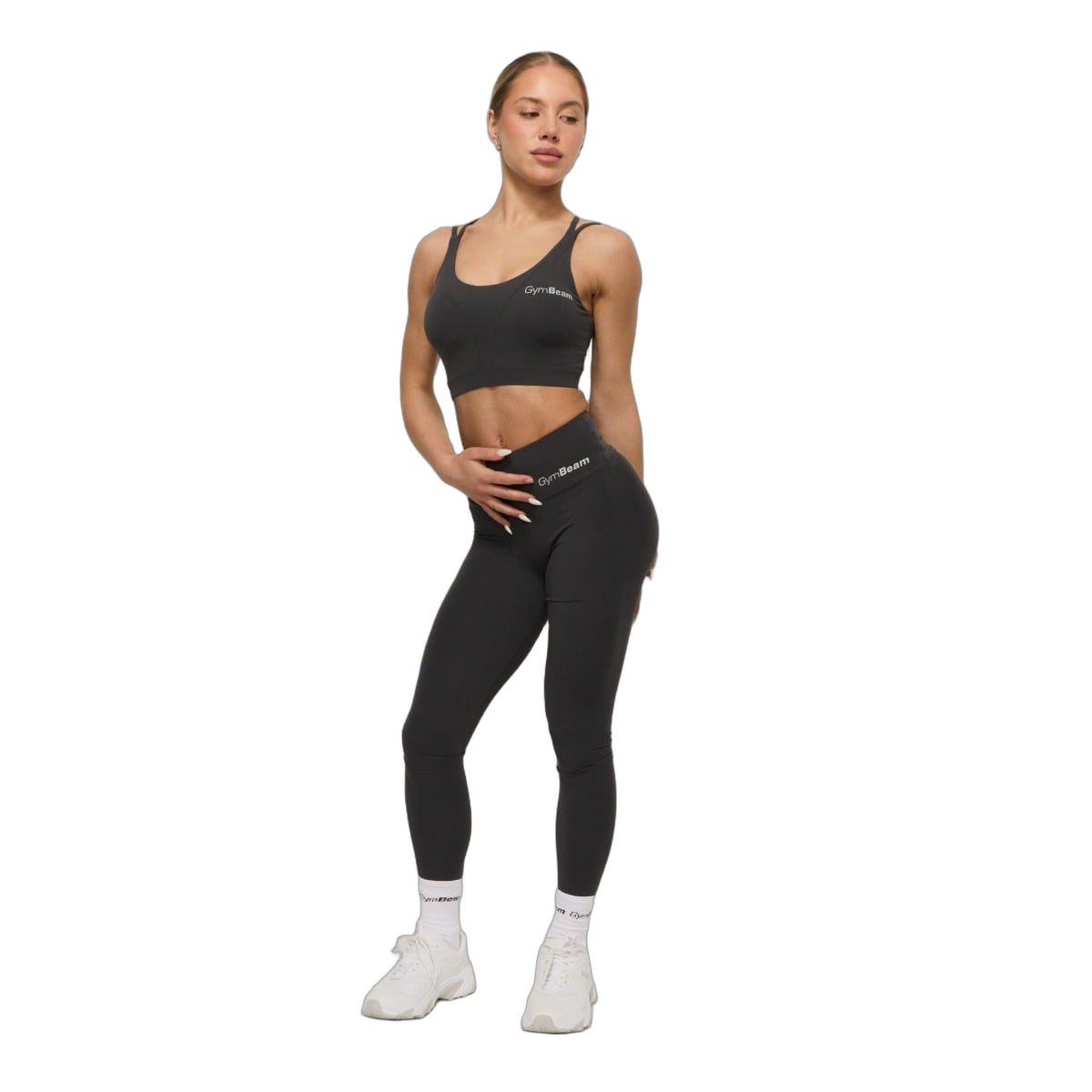 GymBeam Reggiseno sportivo donna BEAT Charcoal