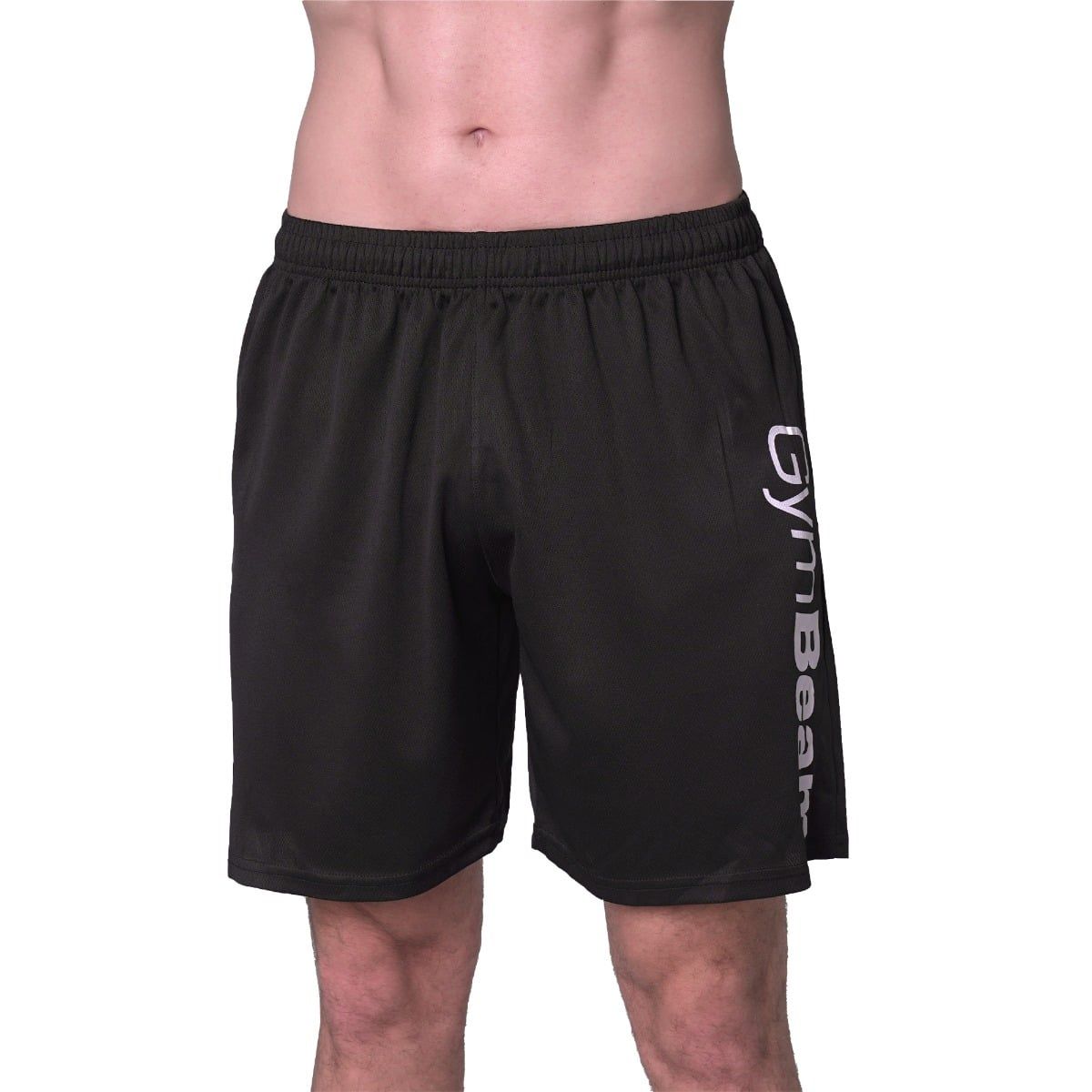 GymBeam Pantaloncini uomo in mesh Essence regular Black