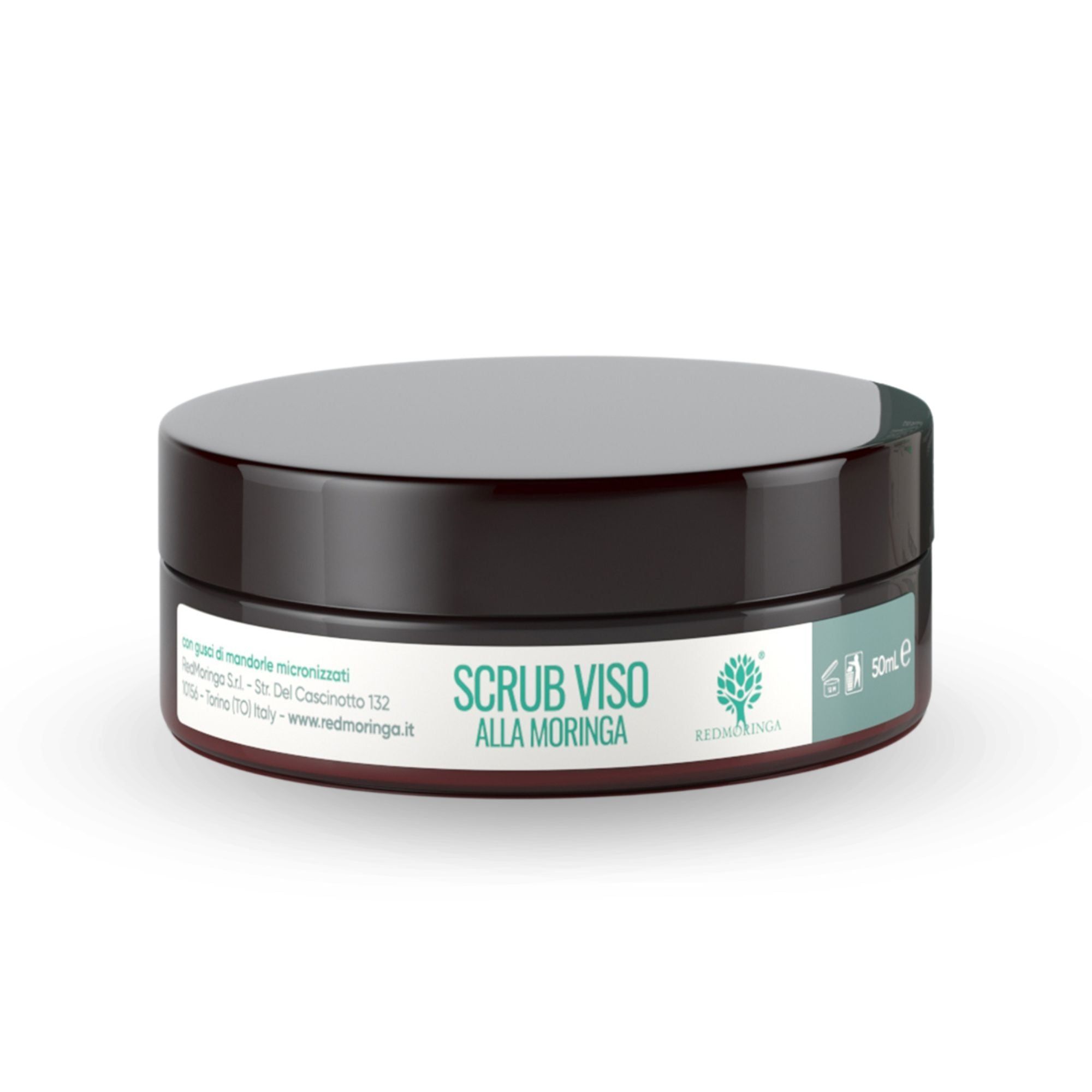 RedMoringa Scrub Viso Naturale – Esfoliante Delicato e Illuminante