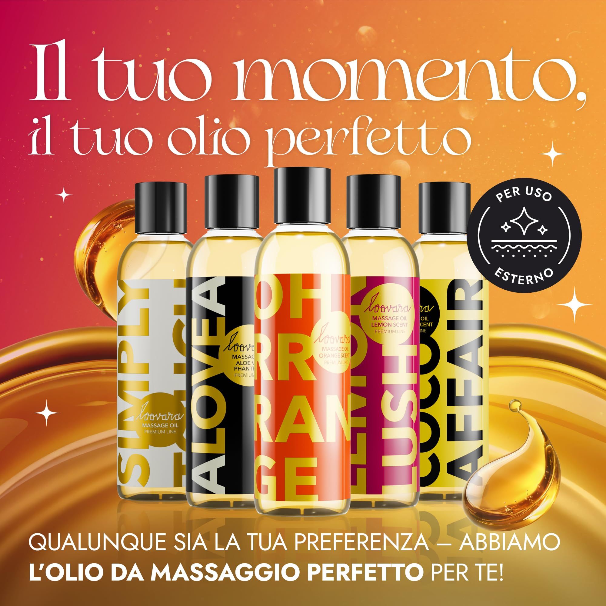 Loovara Lemon Lush Olio da Massaggio