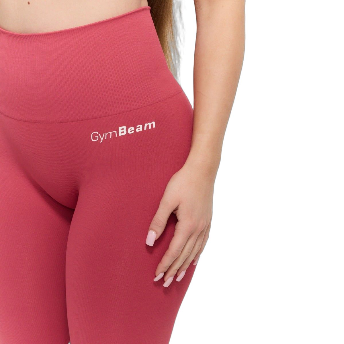 GymBeam Leggings donna GymBabe senza cuciture a vita alta Bloom