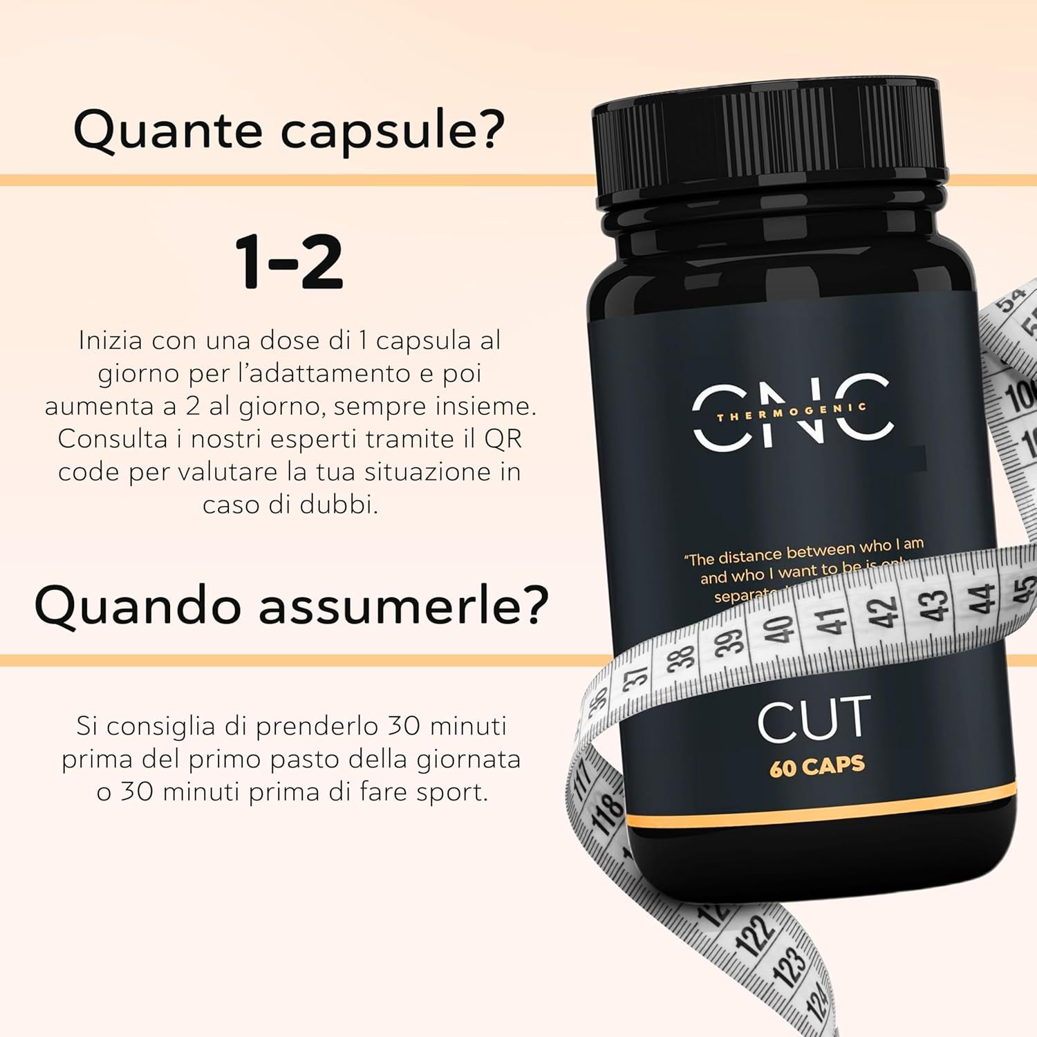 QSTA Capsule CUT Brucia Grassi Rapido per Dimagrire