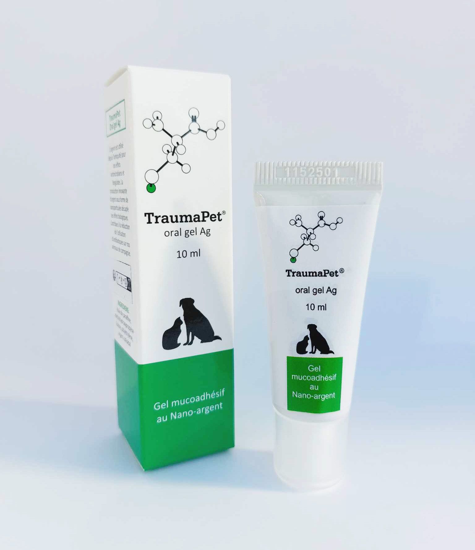 TraumaPet® Oral Gel Ag 10ml: Gel orale per favorire la guarigione per la bocca di cani e gatti