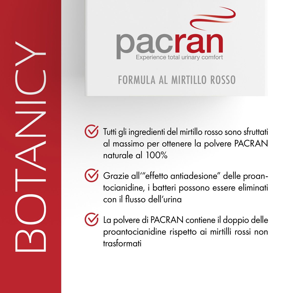 Botanicy MIRTILLO ROSSO + D-MANNOSIO