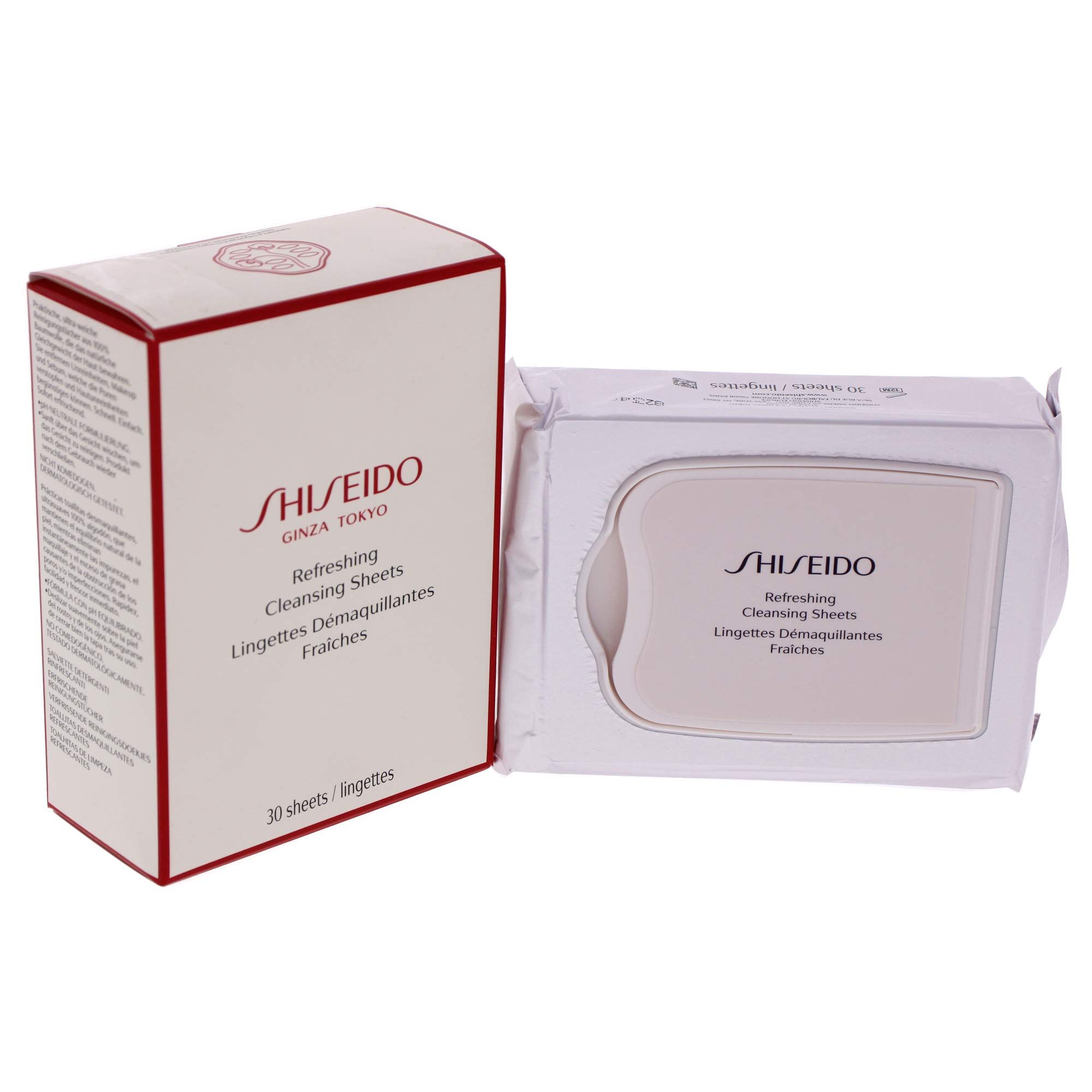 Shiseido Global Cleansing Sheets – Salviette detergenti per il viso