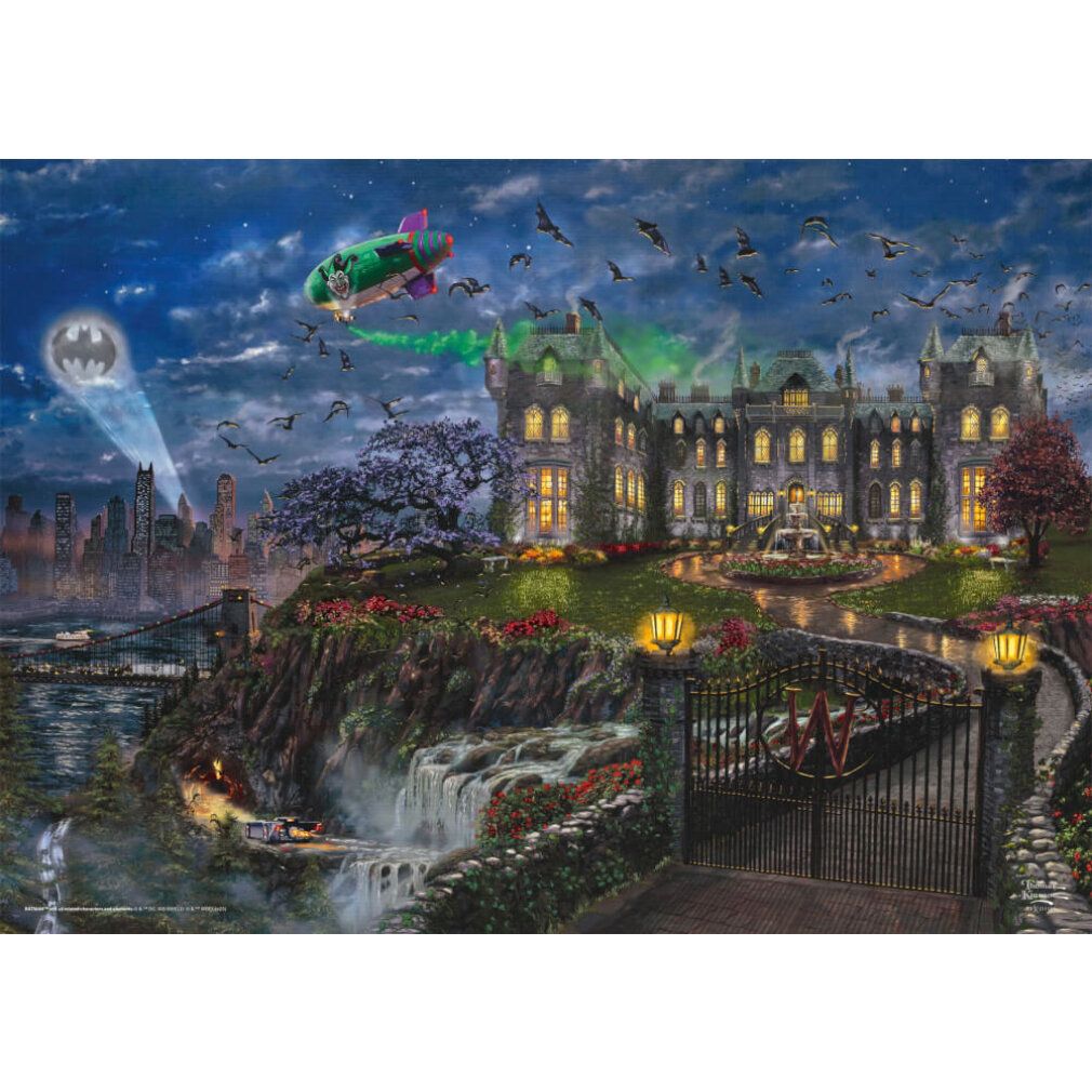 Studi Thomas Kinkade: Dc Comics Wayne Manor (1000 pezzi)