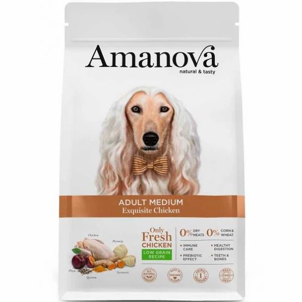 amanova adult medium dog exquisite chicken