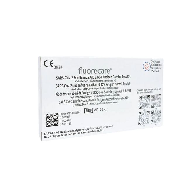 fluorecare® 4in1 SARS-CoV-2, Influenza A/B & RSV Combo-test rapido