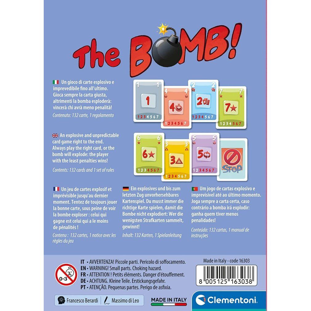 Gioco di carte clementoni Bomba