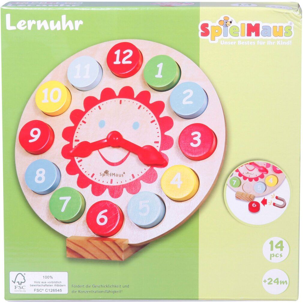 Orologio didattico in legno smh