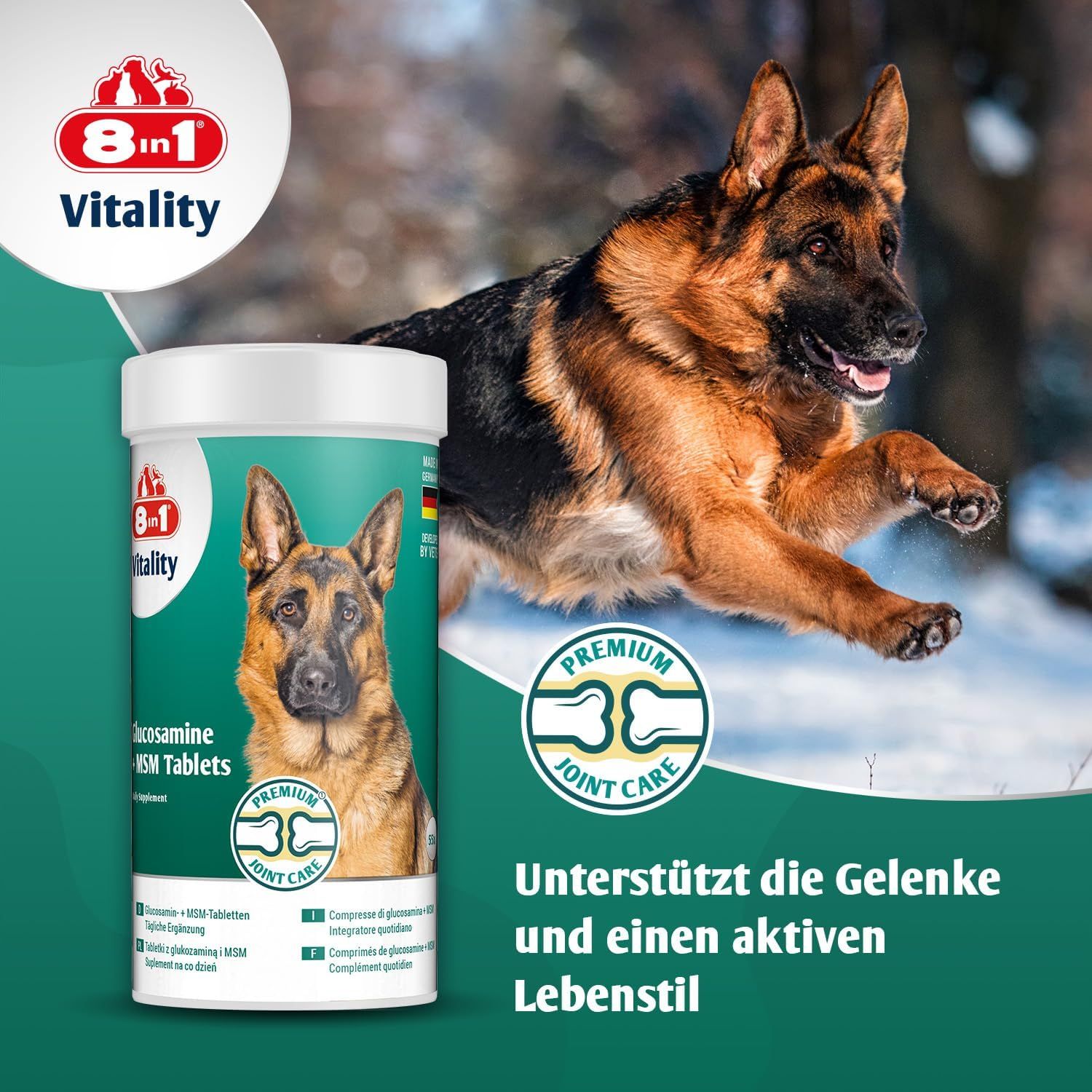 8in1 Compresse di Glucosamina con MSM