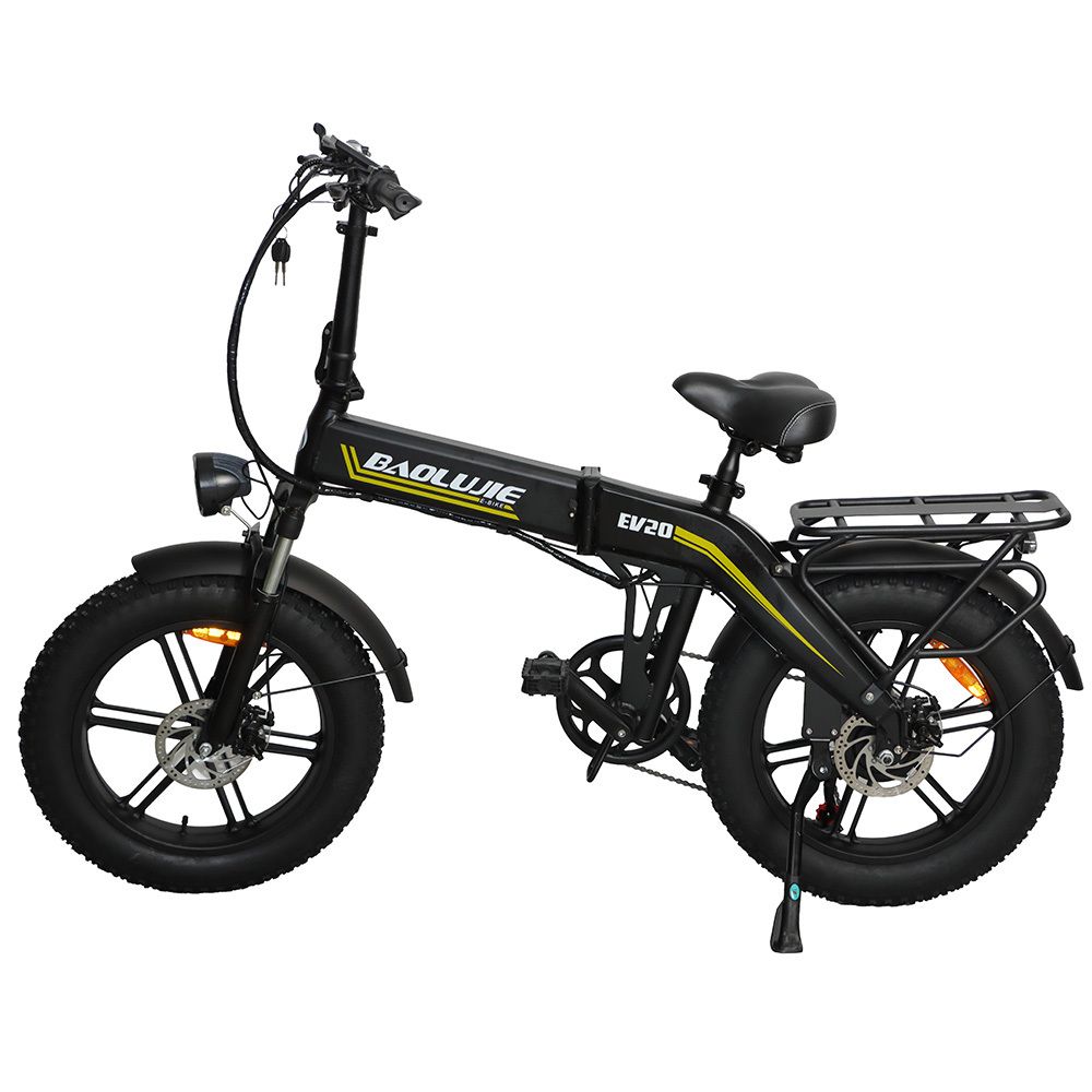 BAOLUJIE D7 Bicicletta elettrica pieghevole, batteria da 48 V 16 Ah