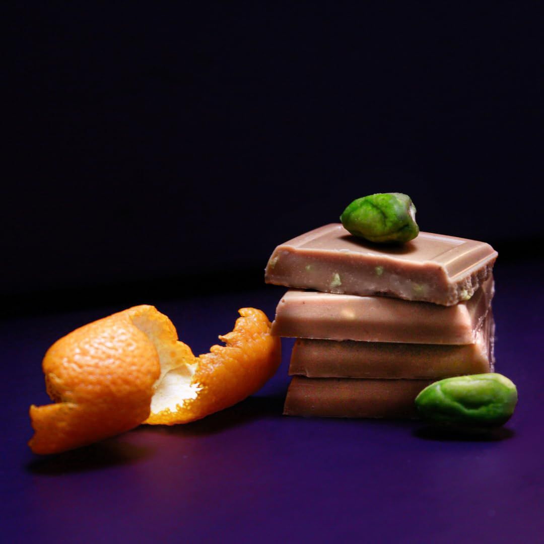 odilia Cioccolato premium pistacchio e arancia