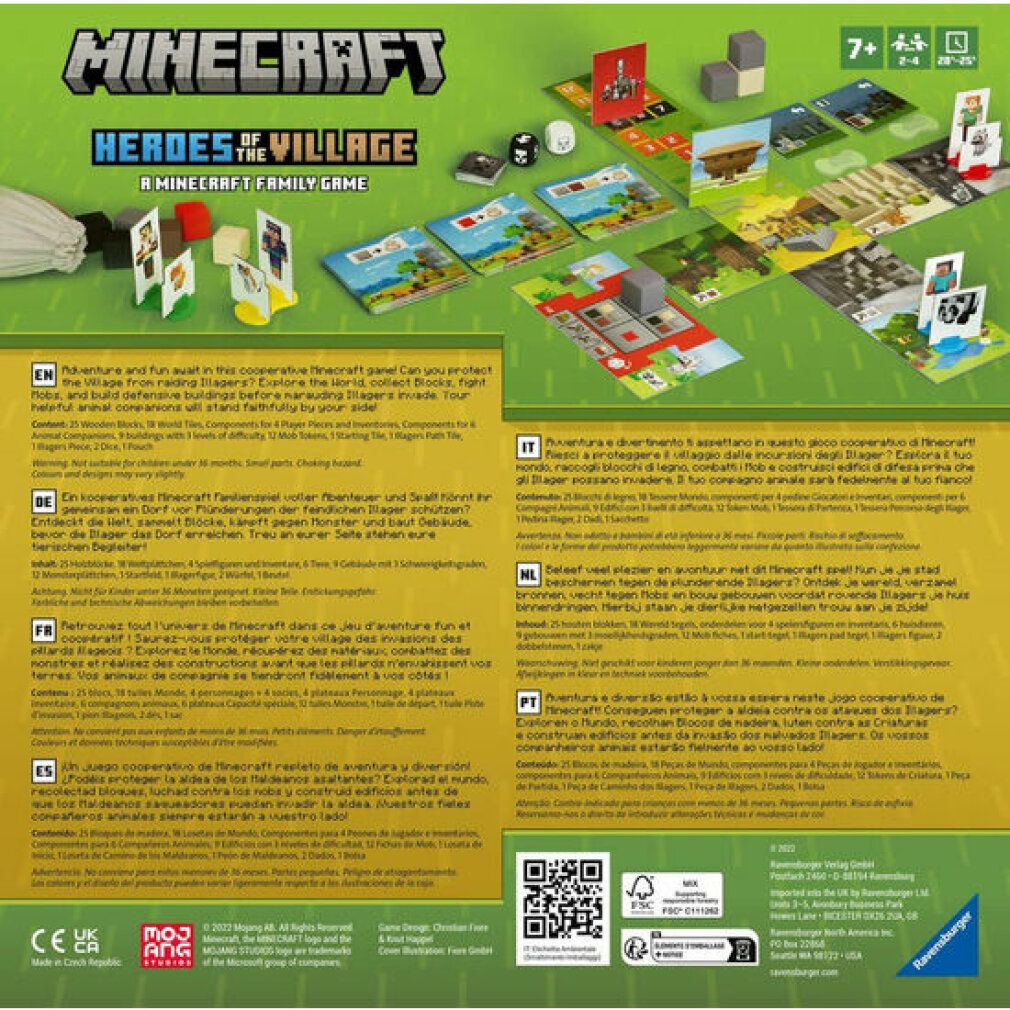 Minecraft Junior - Heroes of the Village Board Game