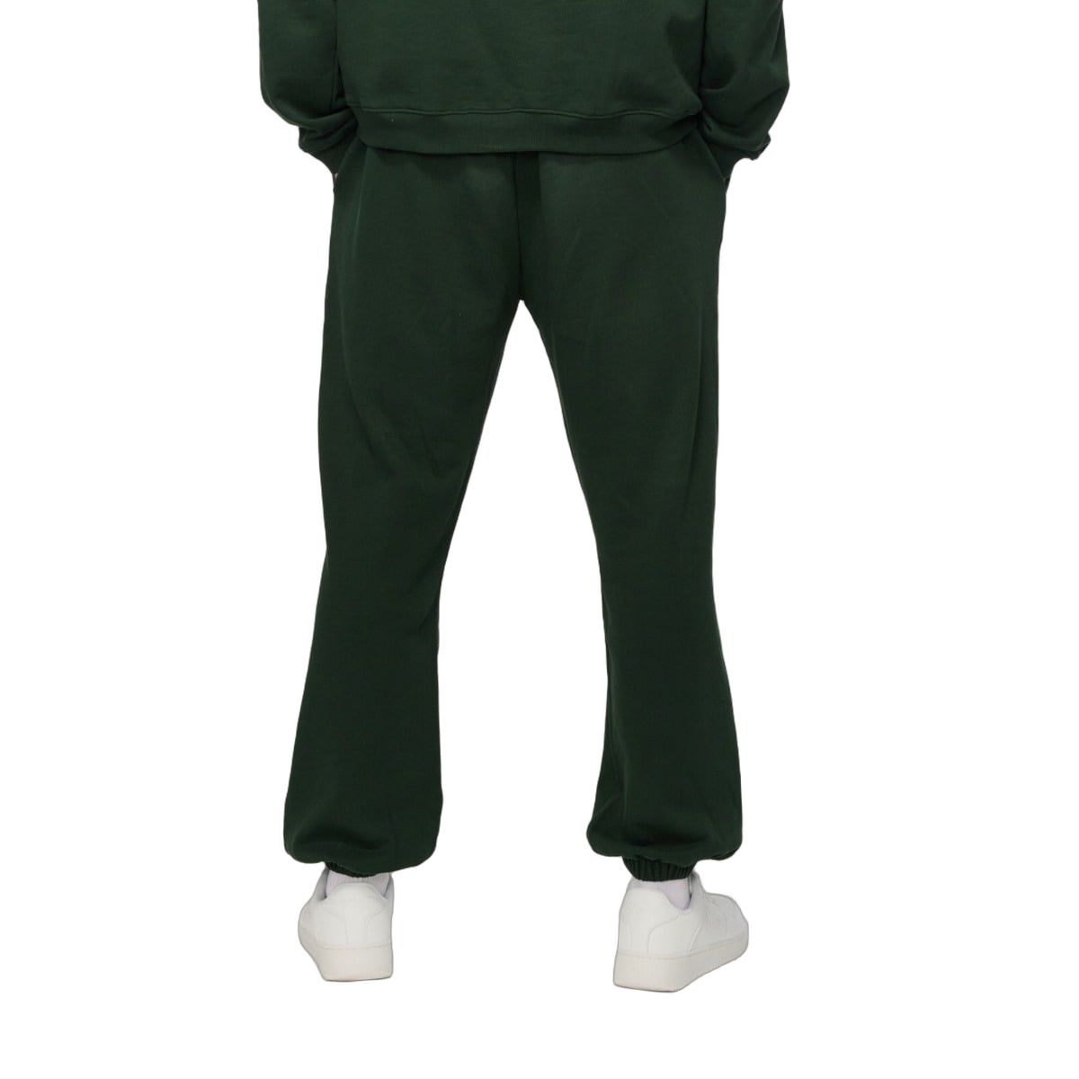 GymBeam Pantaloni sportivi uomo oversize con tasche Varsity verde