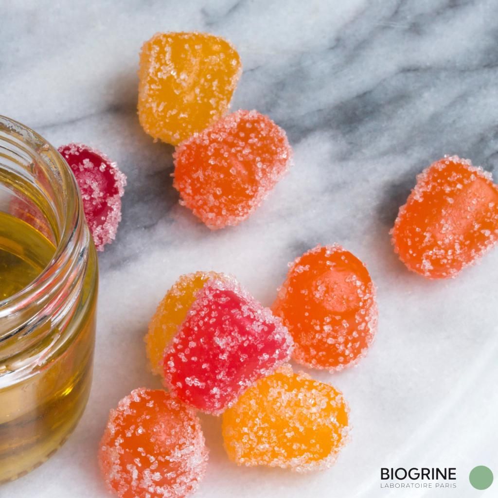 BIOGRINE Caramelle gommose CBD – Pesca