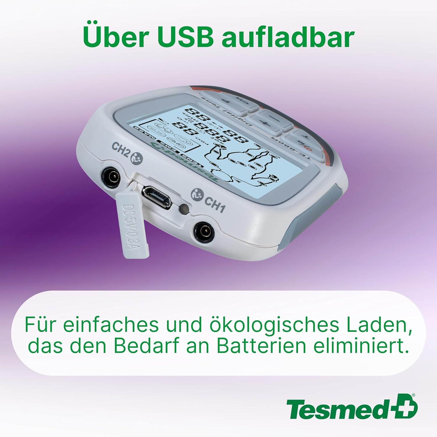 TESMED TE-880R Plus Elettrostimolatore Muscolare