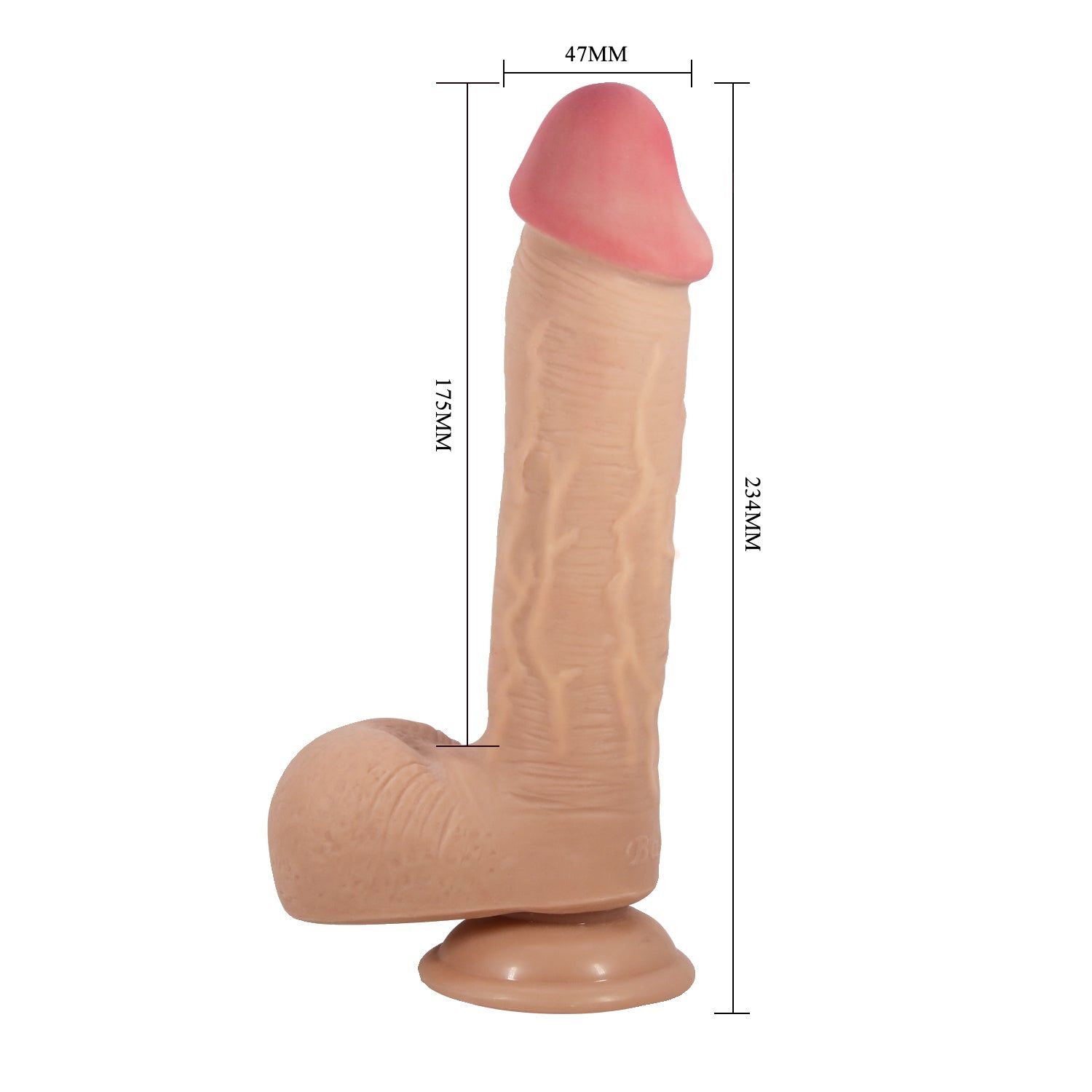 Dildo Realistico Emeka 23,4 cm