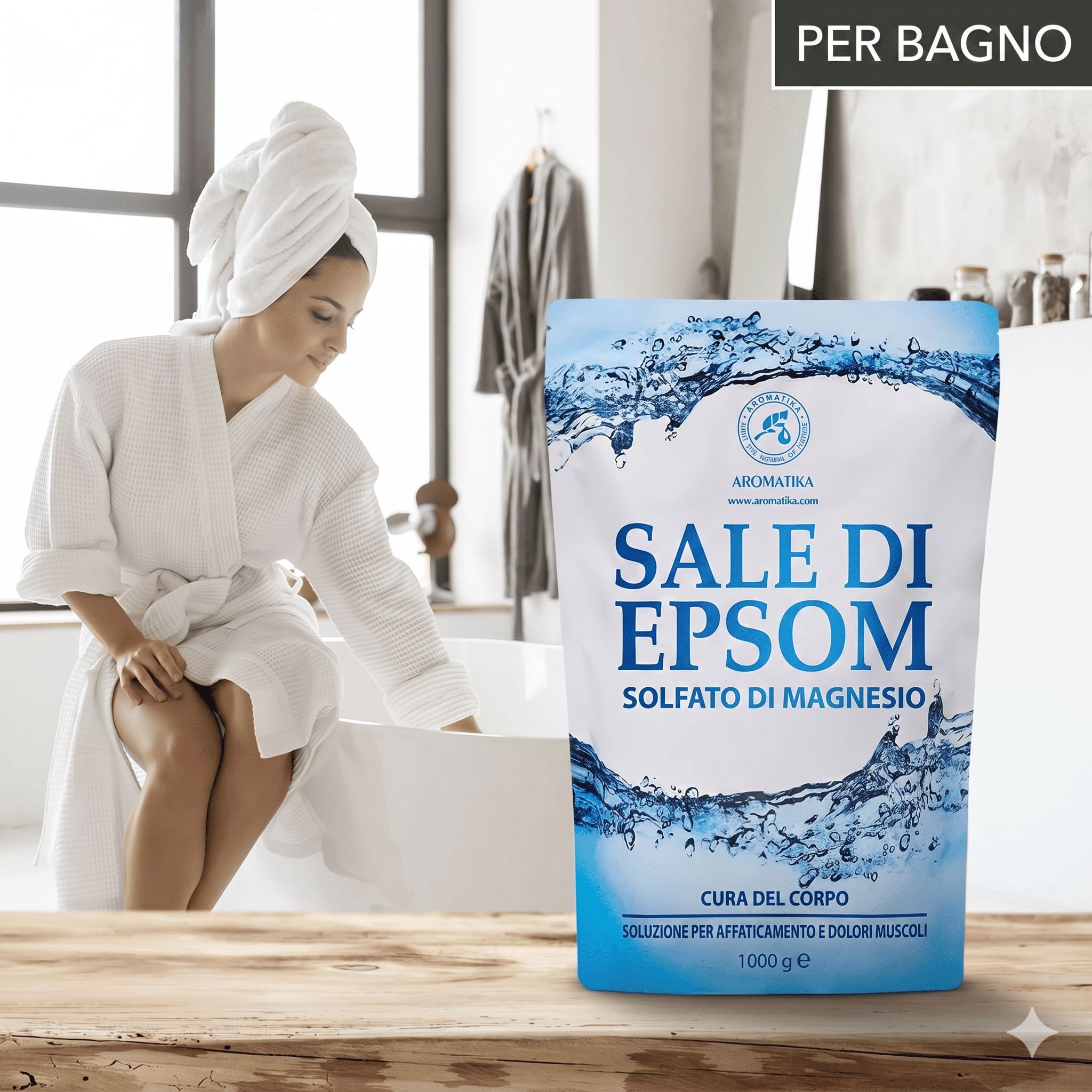 Sale di Epsom AROMATIKA – sale da bagno
