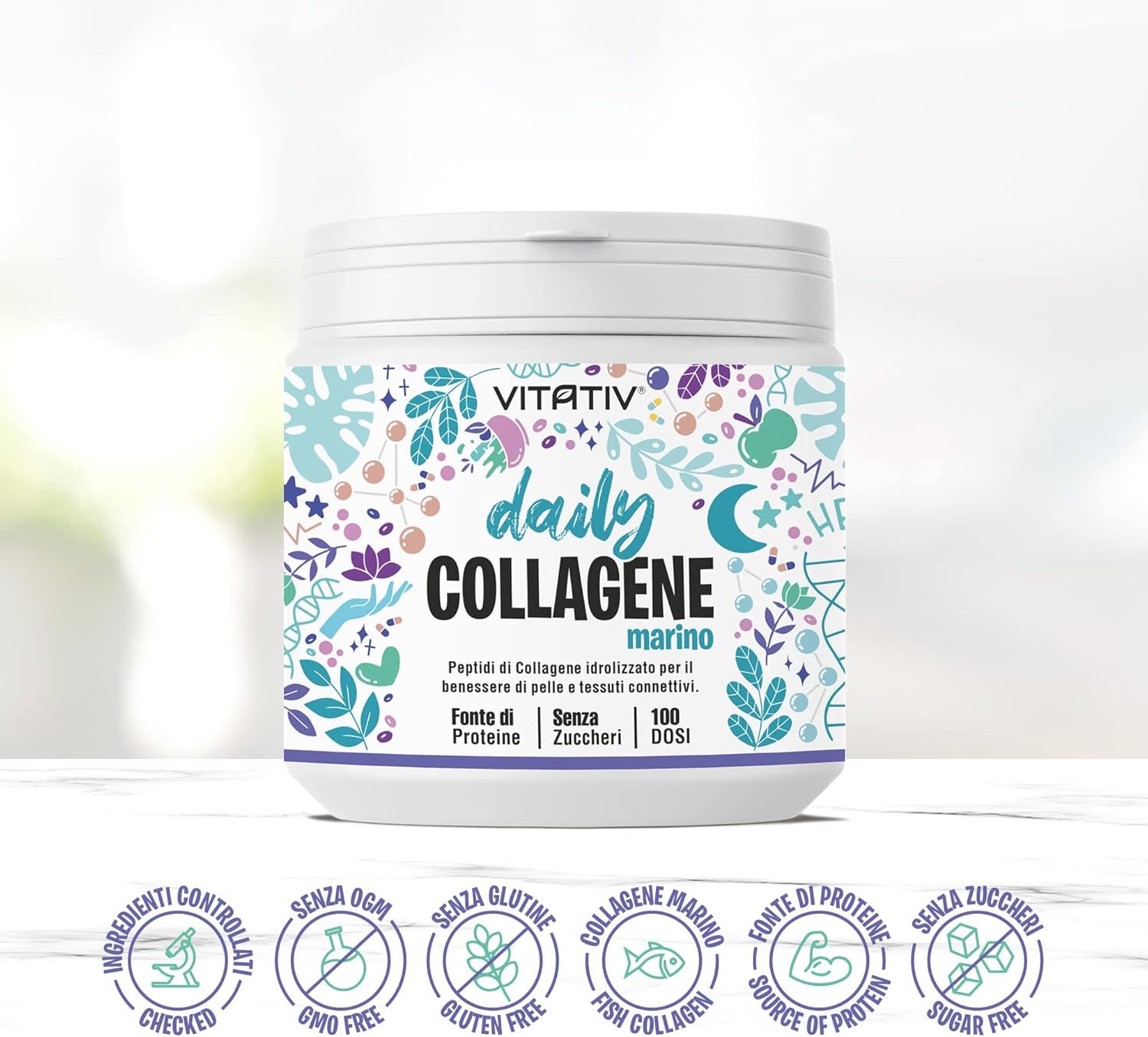 VITATIV® Daily Collagene Marino Idrolizzato in Polvere - 250 g
