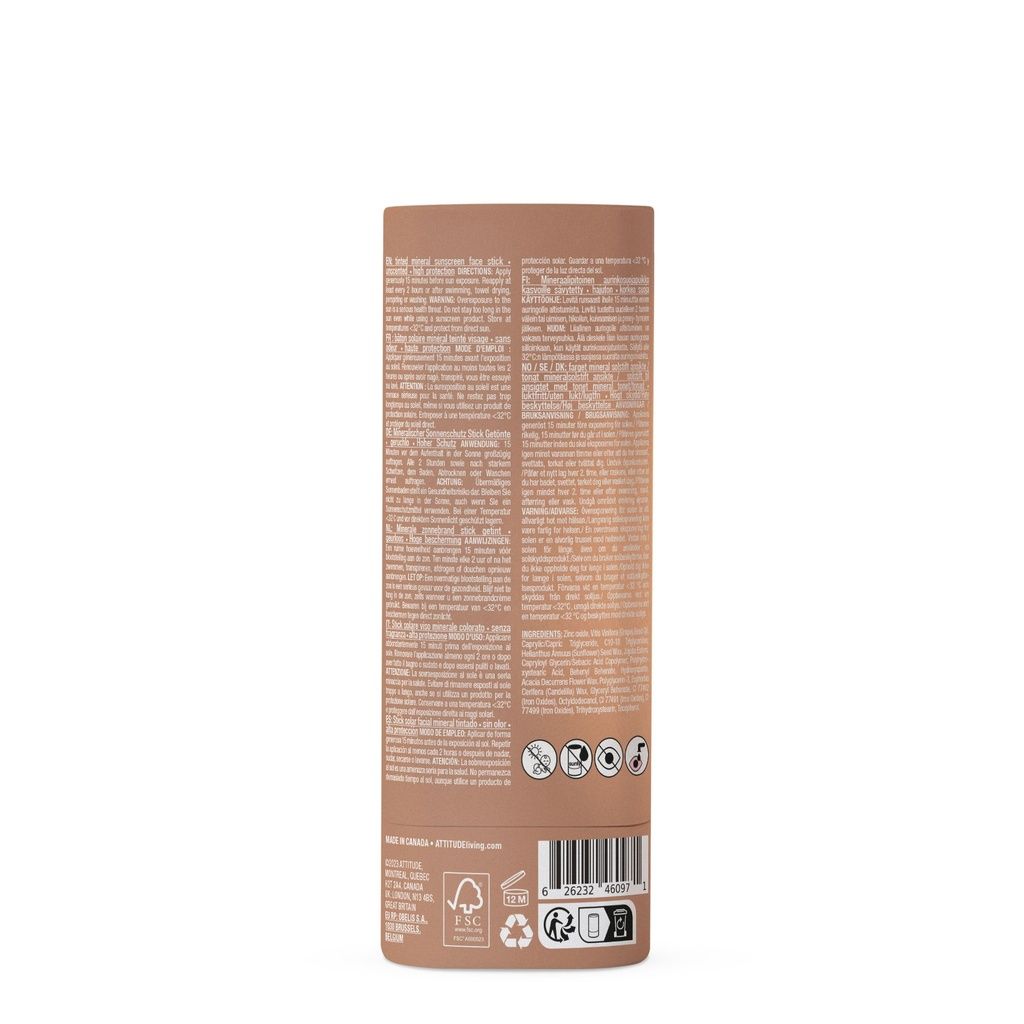 Sunly - Stick Solare Viso Colorato - SPF 30 - Inodore