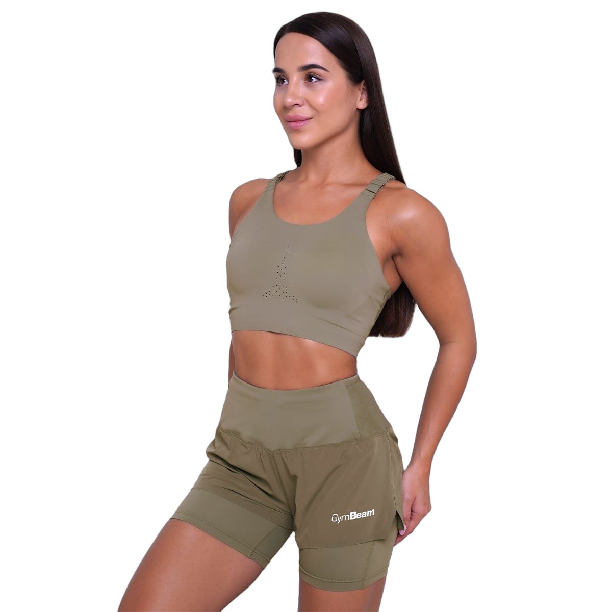GymBeam Reggiseno sportivo donna Pulse Running Vetiver