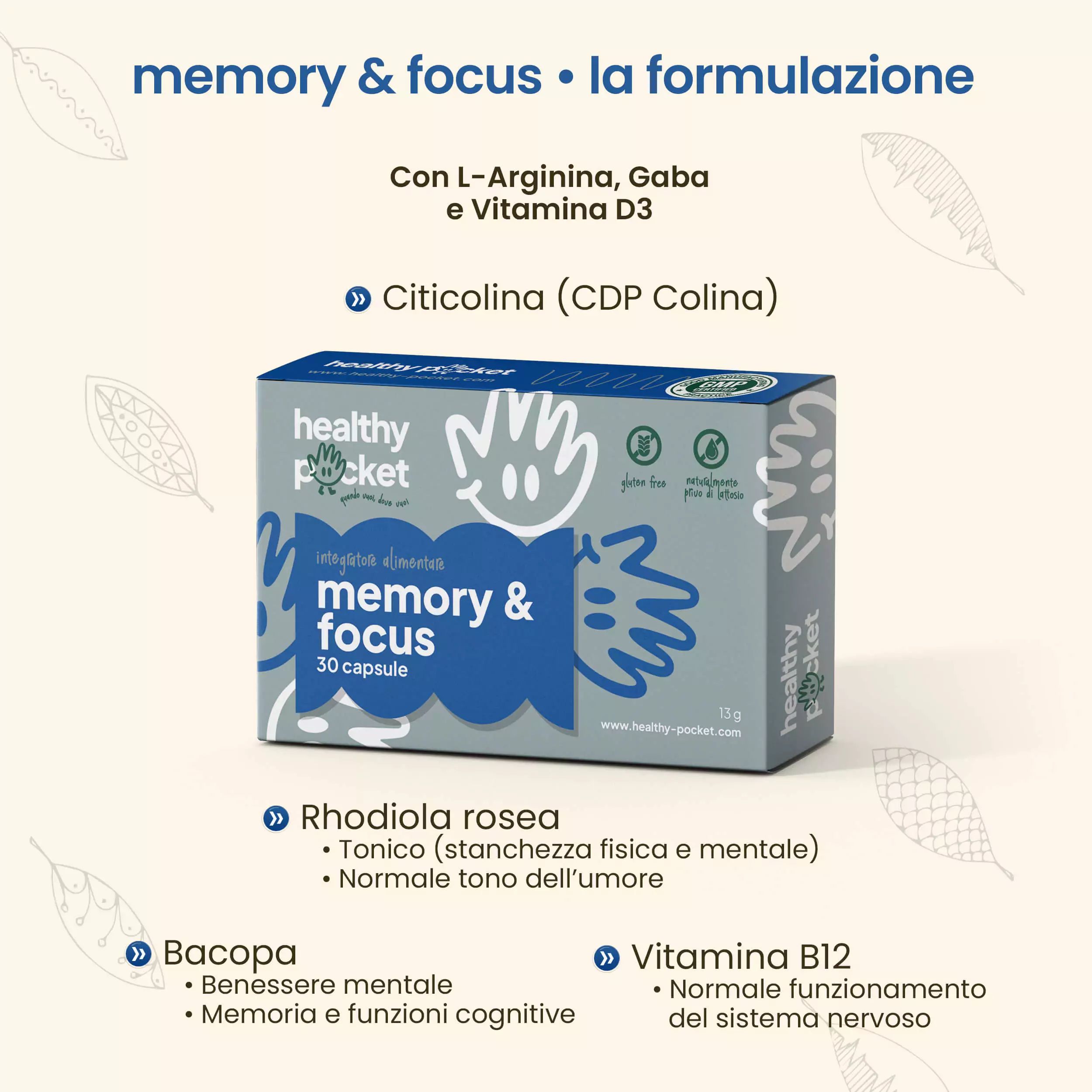 Memory & Focus - Integratore Memoria e Concentrazione