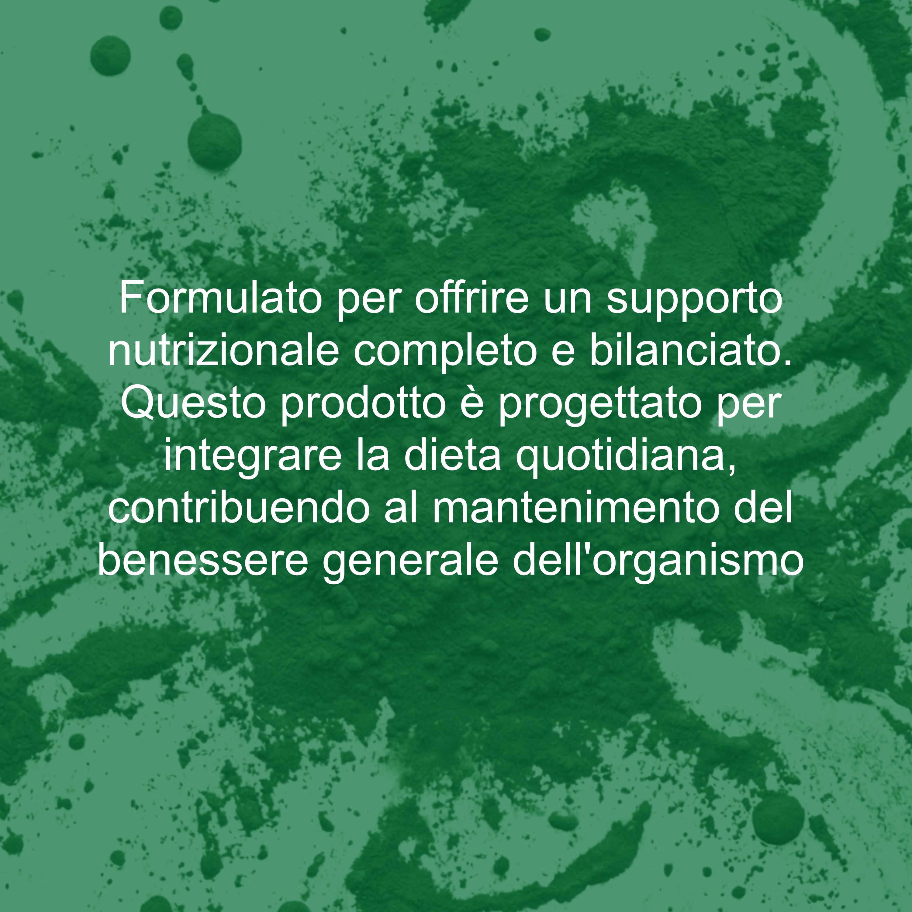 Ellecì Farma - Iposid Spirulina Pura 99,9% Supporto Vitalità e Stress Fisico Mentale 30 cpr