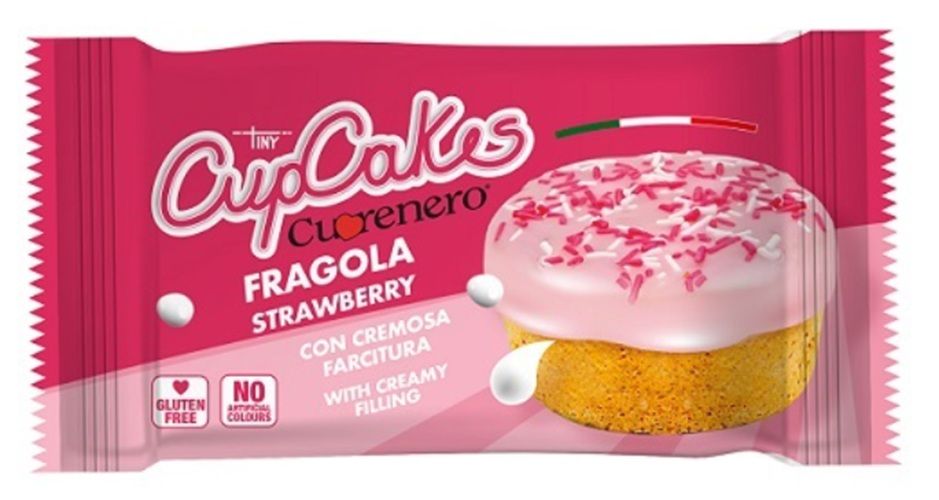 Cupcake Fragola Senza Glutine - Cuorenero