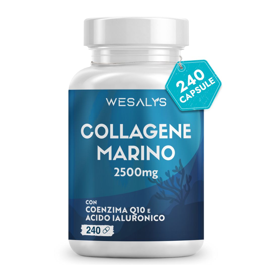 WESALYS® Collagene Marino - Integratore Alimentare la Pelle, Articolazioni e Capelli