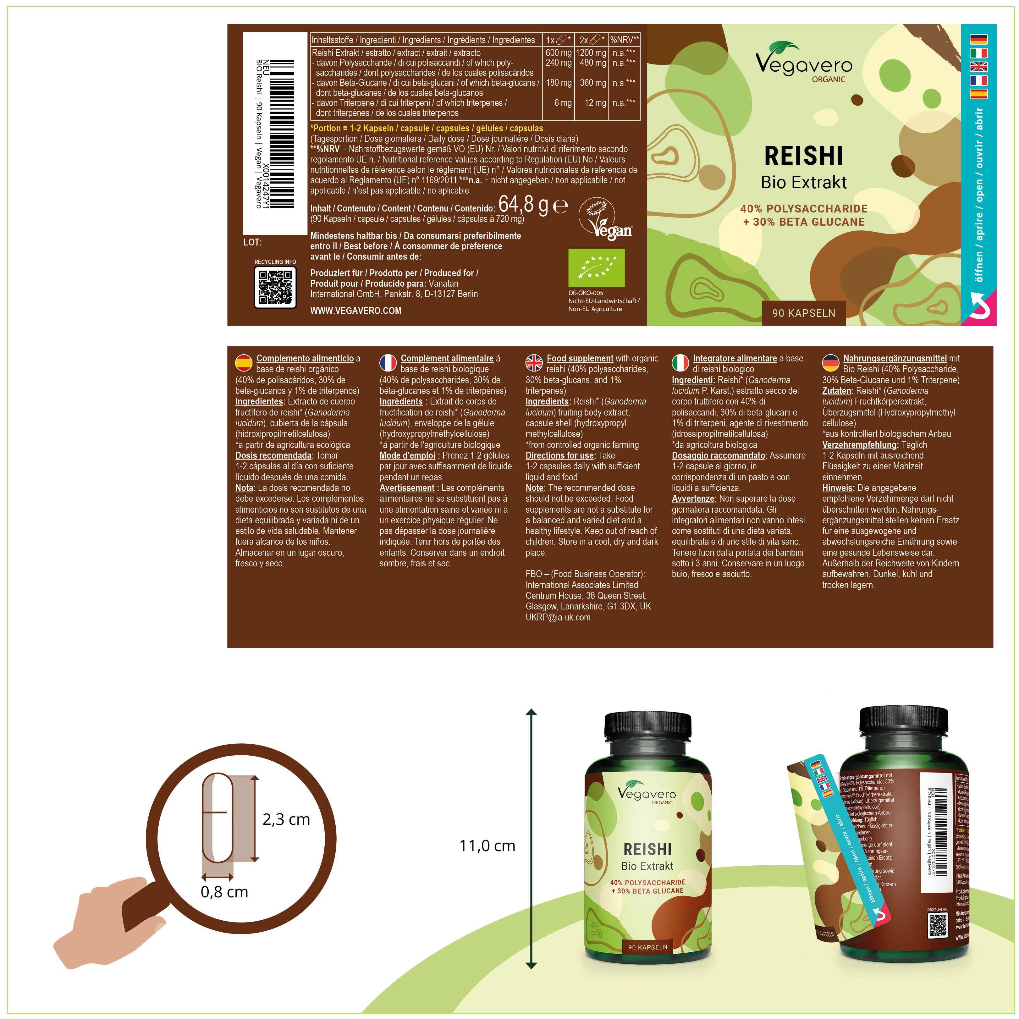 VEGAVERO Reishi BIO