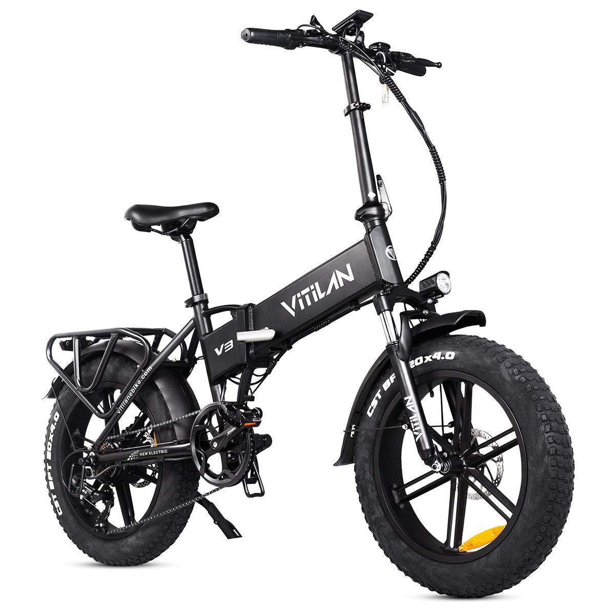 Bicicletta elettrica pieghevole Vitilan V3 2.0 con batteria 48V13AH