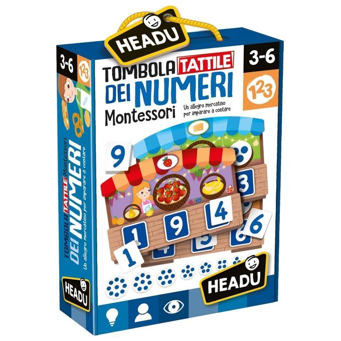 Gioco Dei Numeri 45 Tessere - Gioco Educativo Per Bambini Dai 3 Anni Per Imparare La Matematica Divertendosi