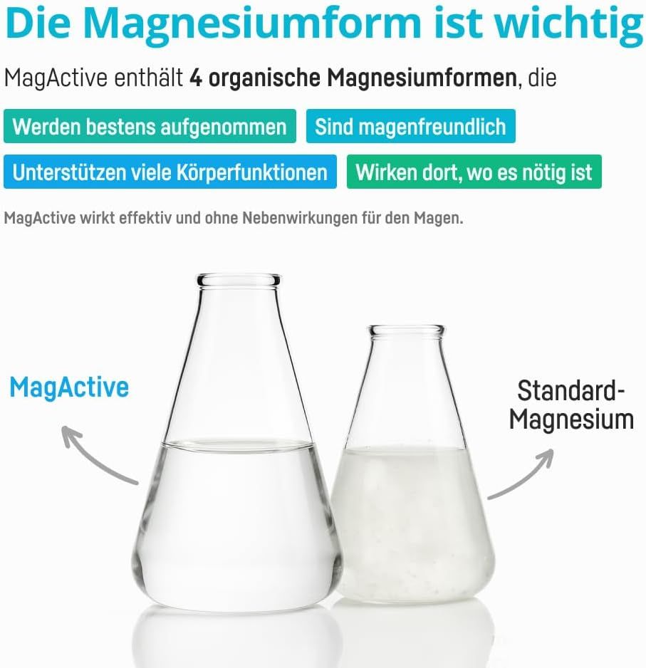 Bio Medical Pharma Capsule Complesso di Magnesio MagActive con Vitamina B6