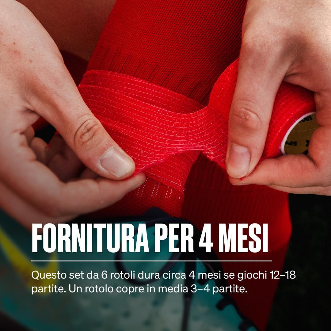 SPORTTAPE Bendaggio Autoadesivo - 5 cm x 4,5 m Misto