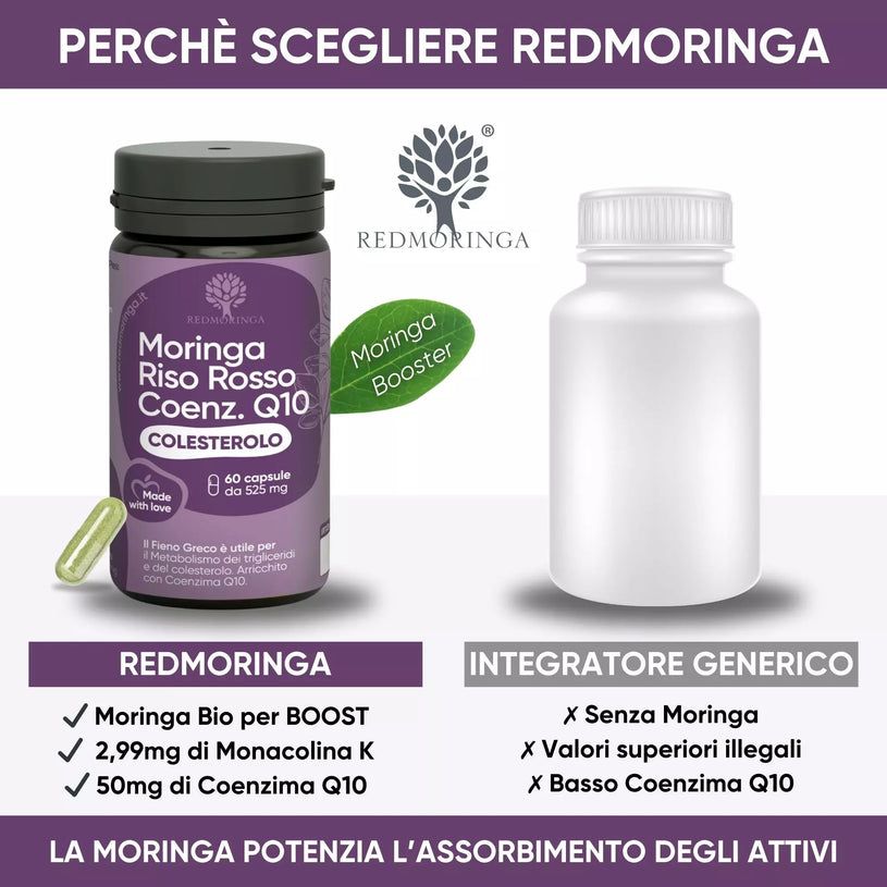 RedMoringa COLESTEROLO 60 Capsule