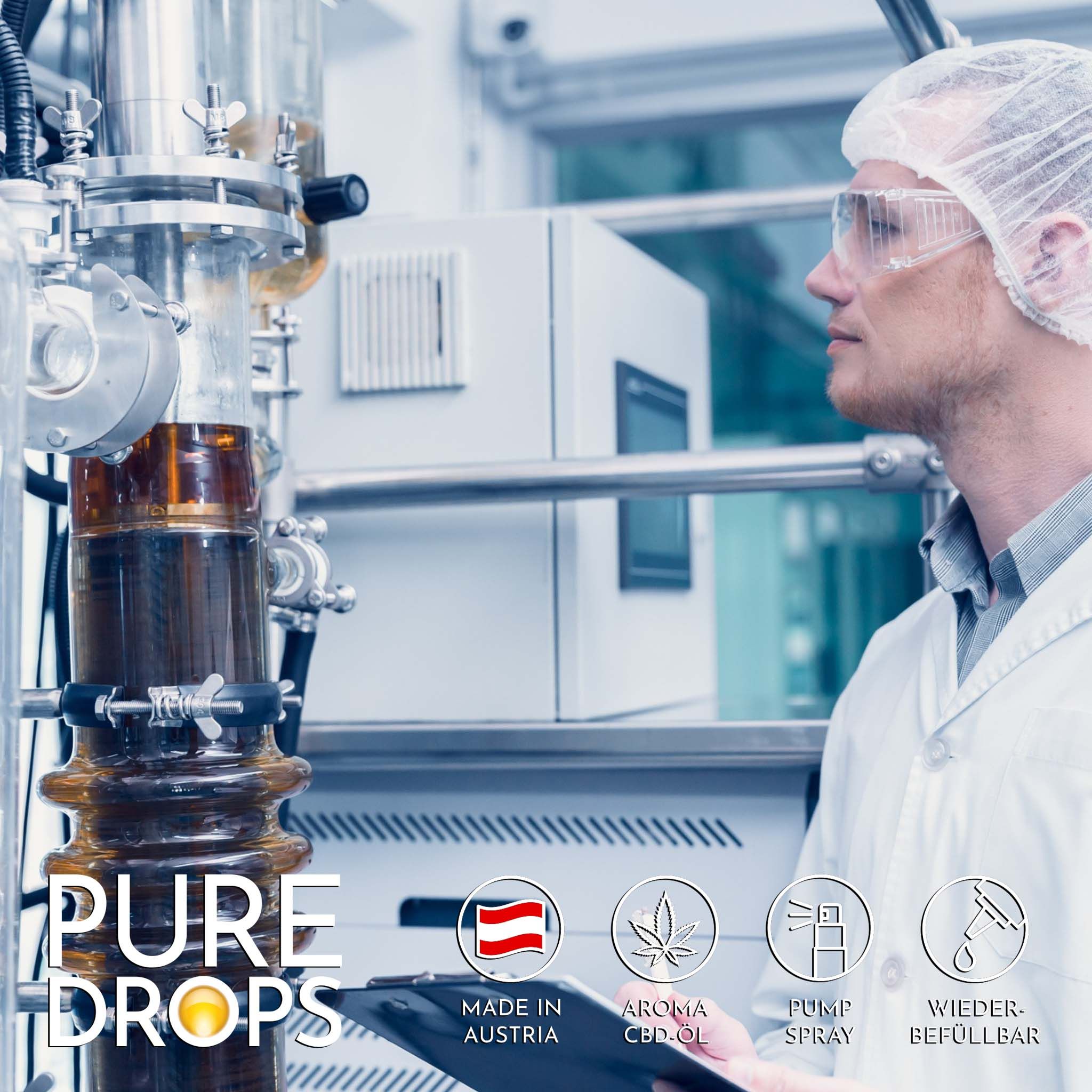 PURE DROPS CBD ÖL 5% 2+1 Gratis per gatti e animali dall'Austria